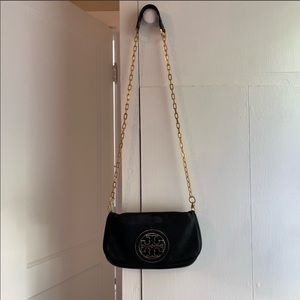 Used Tory Burch Black Reva Bag